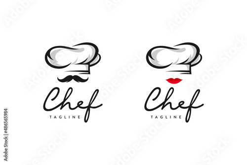 men and women chef logo