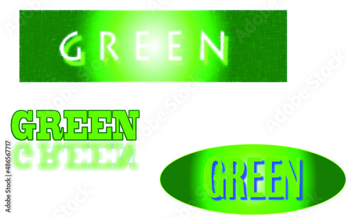 set of green designs