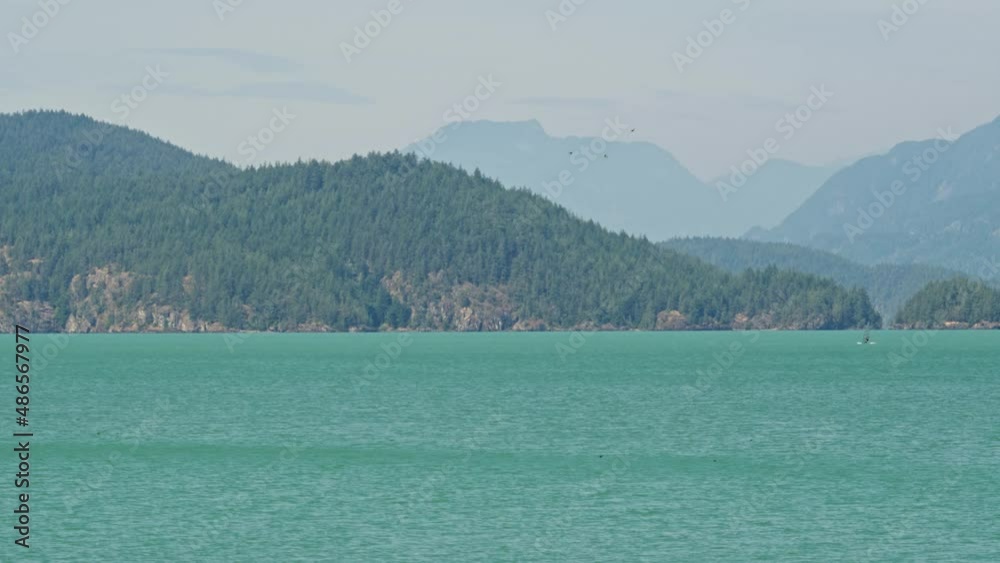 Watersports activity on the lake in summer. Watersports activity on the lake in summer.