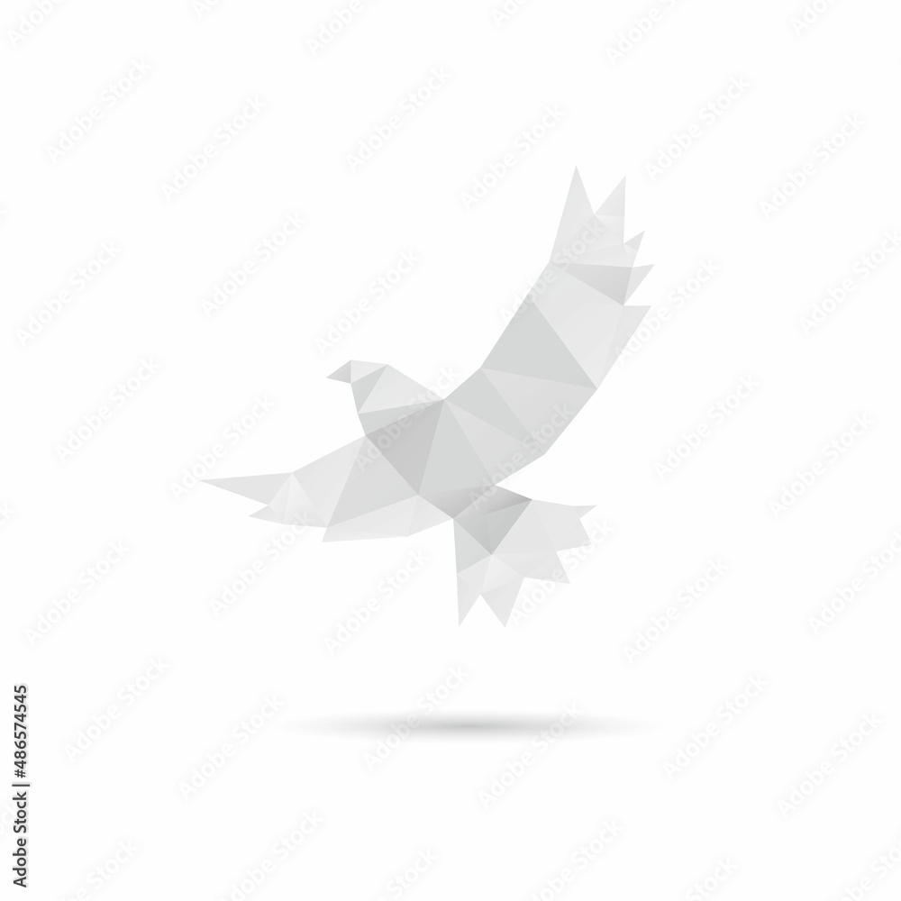 Pigeon abstract isolated on a white backgrounds, vector illustration Pigeon abstract isolated on a white backgrounds, vector illustration