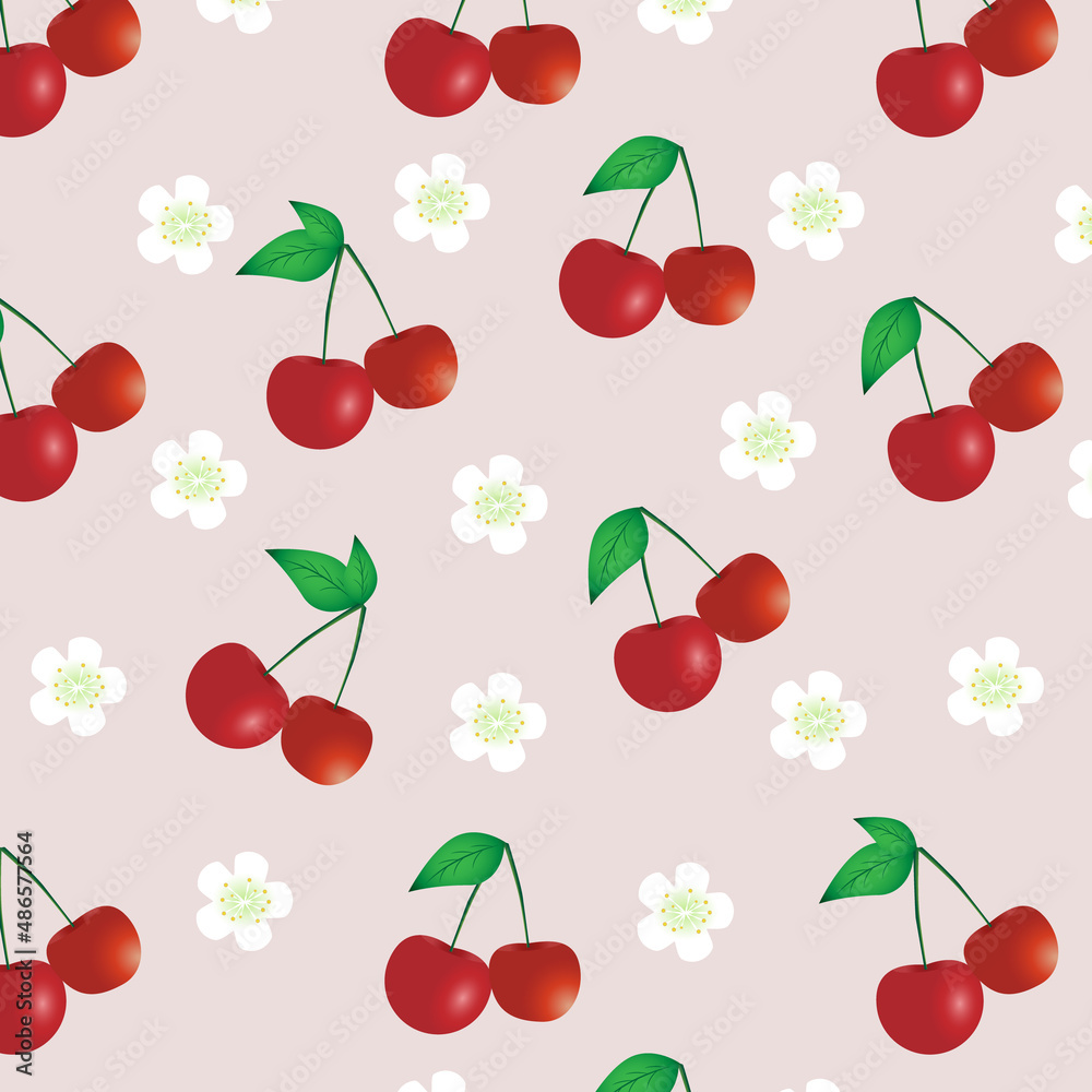 Background with berries and cherry blossoms
Seamless pattern with summer fruits. Vector illustration for spring cover, wallpaper texture, wrapping background. Background with berries and cherry blossoms
Seamless pattern with summer fruits. Vector illustration for spring cover, wallpaper texture, wrapping background.