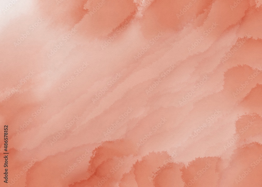 Abstract coral soft flowing gradient background watercolor style