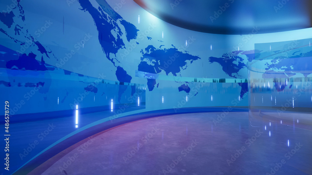 World Map Background. 3d rendering