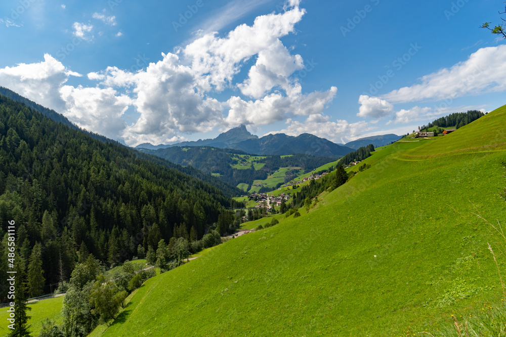 Fototapeta premium Beautiful landscape in Alta Badia region, Italy