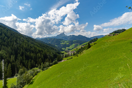 Beautiful landscape in Alta Badia region, Italy