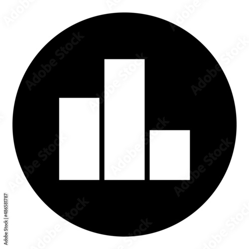 Lleaderboard Button Flat Icon Isolated On White Background
