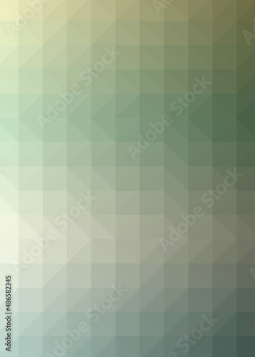 Abstract color Low-Polygones Generative Art background illustration