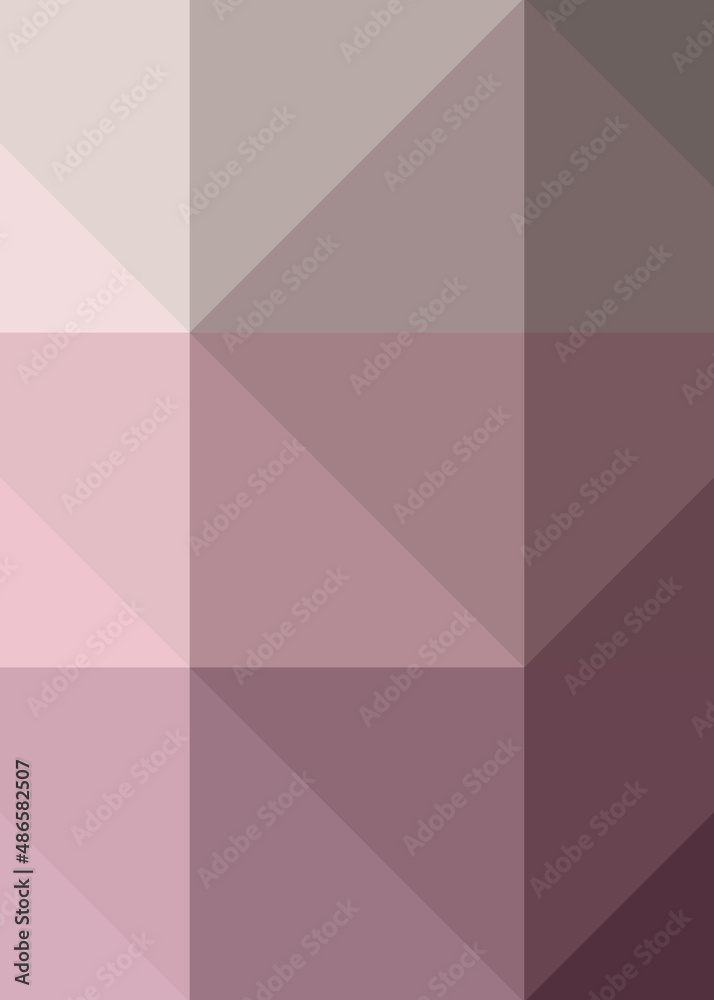 Fototapeta premium Abstract color Low-Polygones Generative Art background illustration