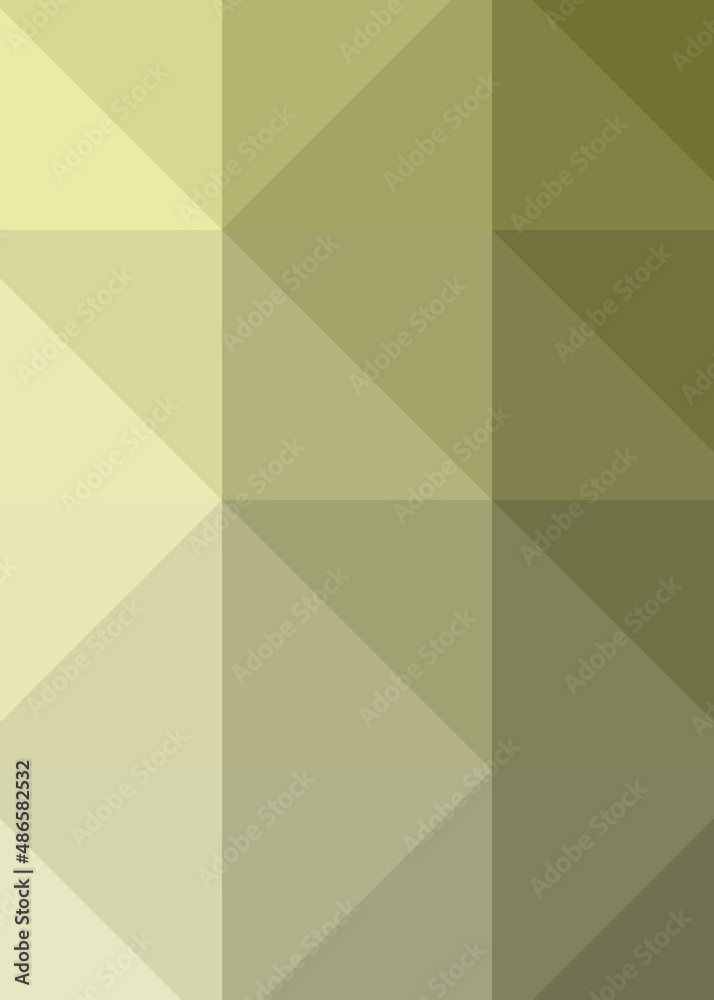 Fototapeta premium Abstract color Low-Polygones Generative Art background illustration