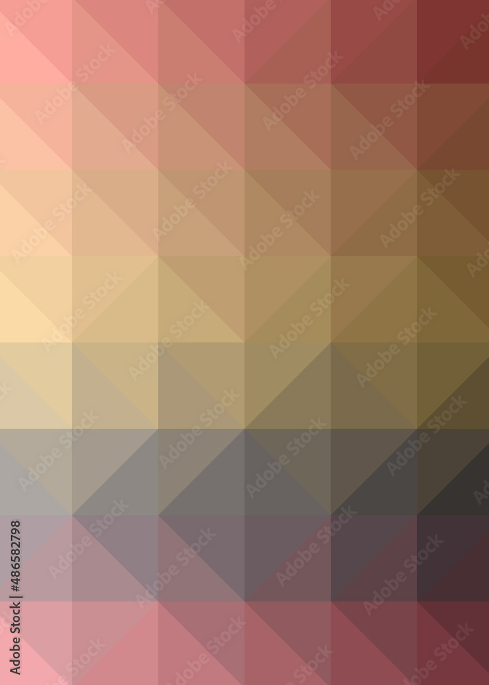 Obraz premium Abstract color Low-Polygones Generative Art background illustration