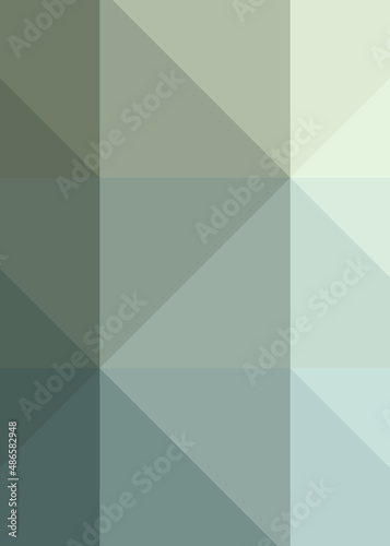 Abstract color Low-Polygones Generative Art background illustration