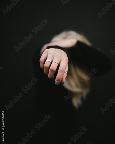 Woman Reaching