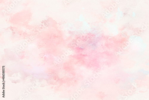 фотографія Beautiful abstract watercolor background in shades of pastel peach and pink