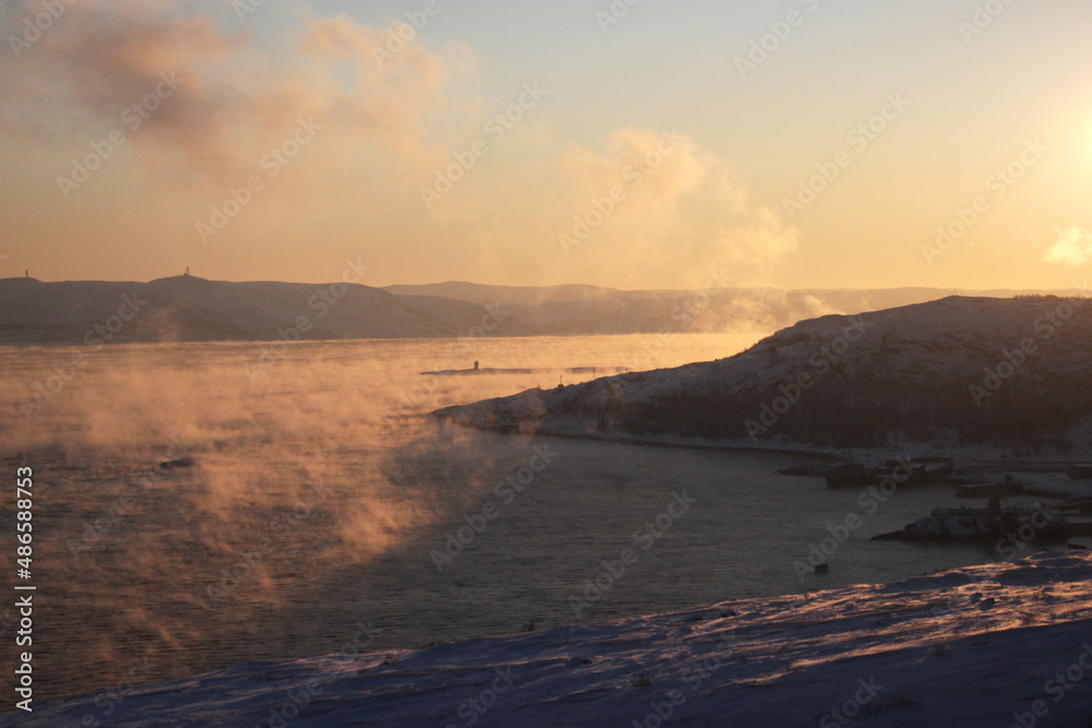 sunrise over the sea