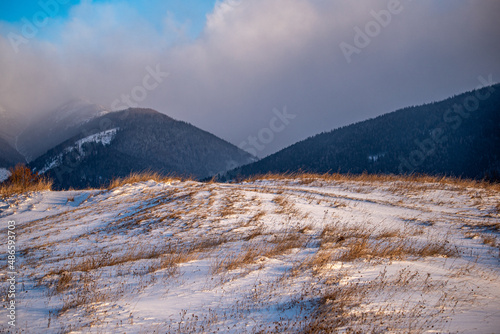 winter mountain landscape, Western Tatras, Liptov, Slovakia, Europa