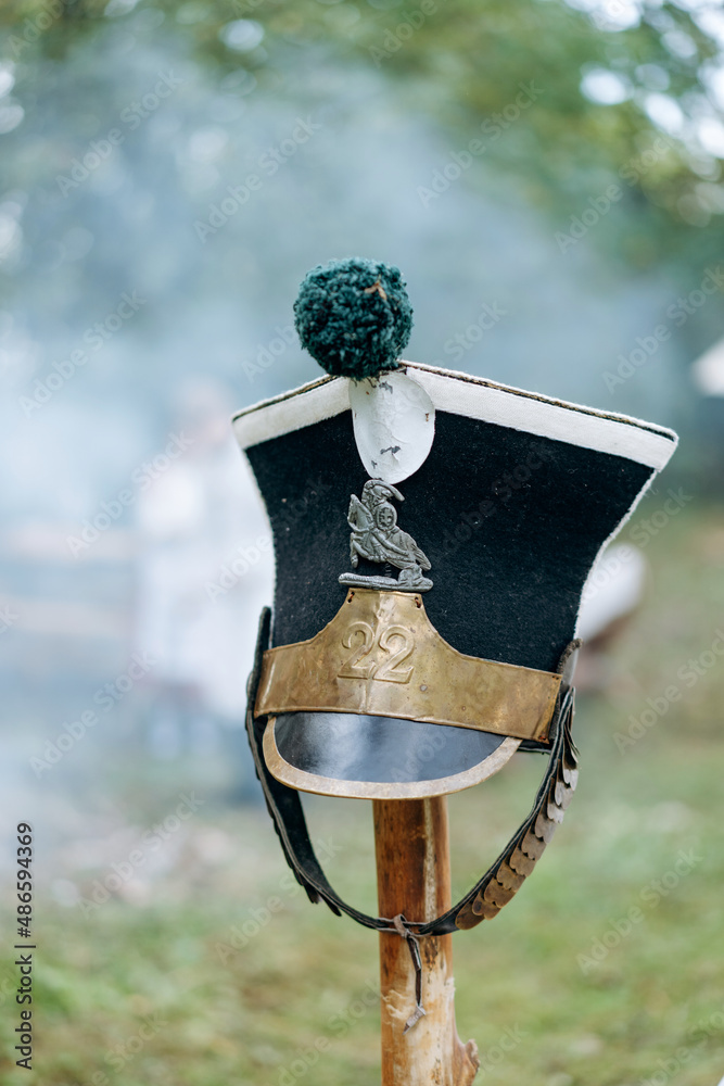 Elements of clothing soldier of the French Revolution Stock Photo ...