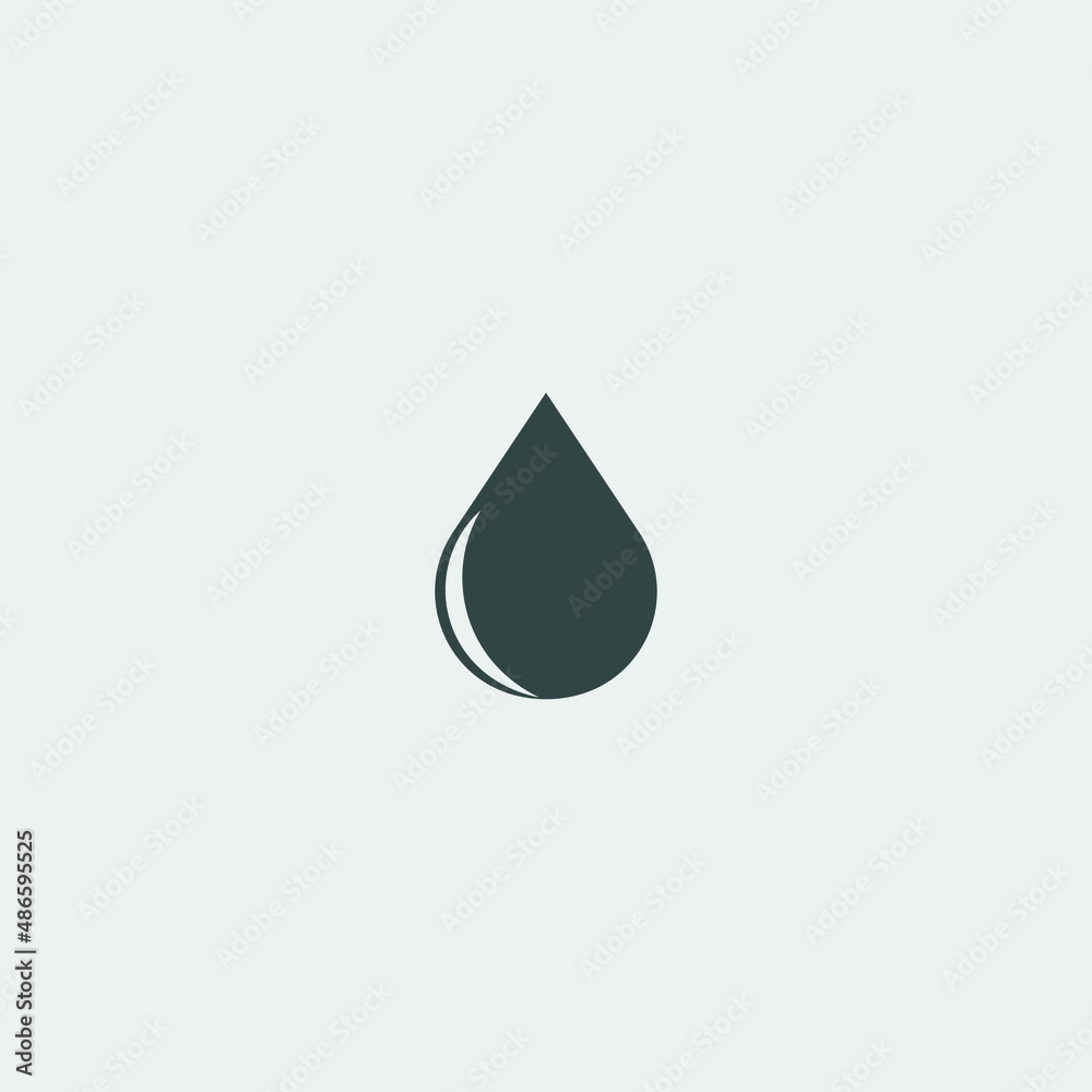 drop vector icon illustration sign drop vector icon illustration sign