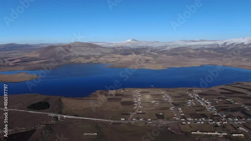 Lake Paravani view from above photo