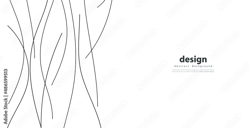 Hand drawn lines. Abstract pattern wave simple seamless, smooth pattern, web design, greeting card, textile, Technology background, Eps 10 vector illustration
