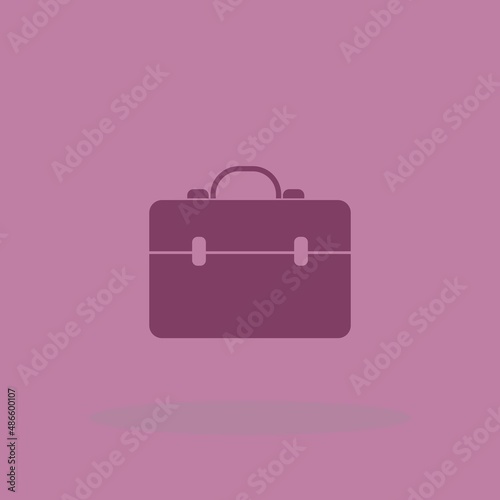 Briefcase vector icon illustration sign