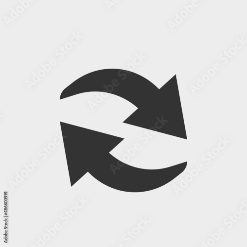 Free Download Reload vector icon illustration sign - GFXLoad