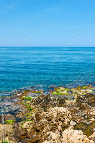 Sea from coast of Crete
