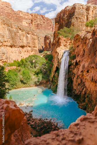 Tiny Hiker at Havasu Falls