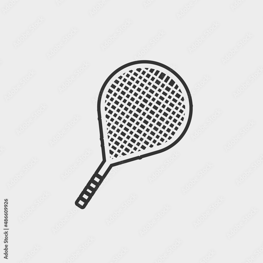 Tennis vector icon illustration sign Tennis vector icon illustration sign