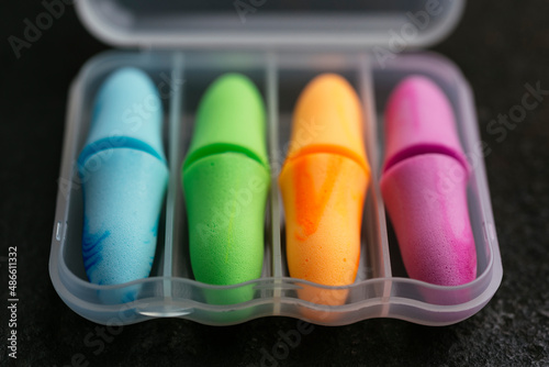 Colorful earplugs