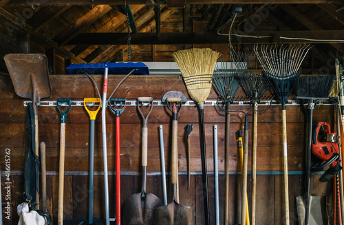 Organized Tools organized in Garage  photo