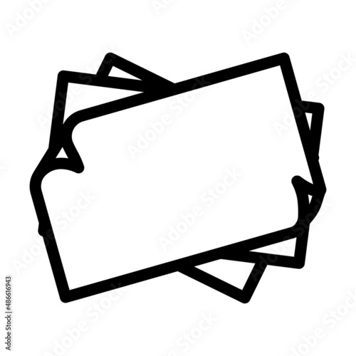 baking parchment line icon vector. baking parchment sign. isolated contour symbol black illustration
