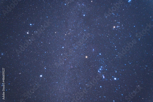 オリオン座、冬空