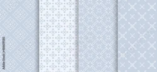 Set of seamless patterns, vector