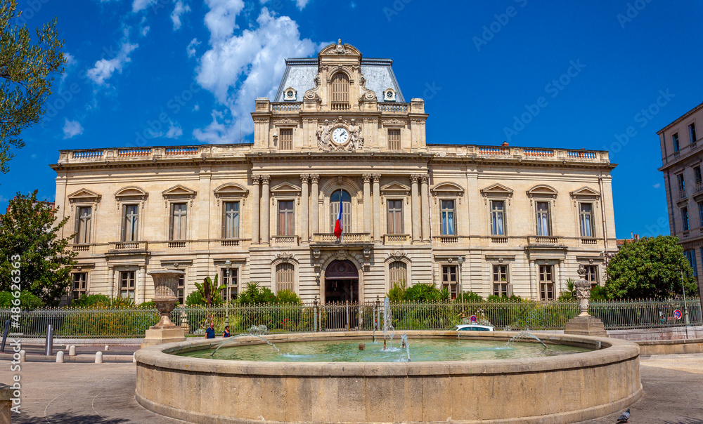 Obraz premium City of Montpellier south of France