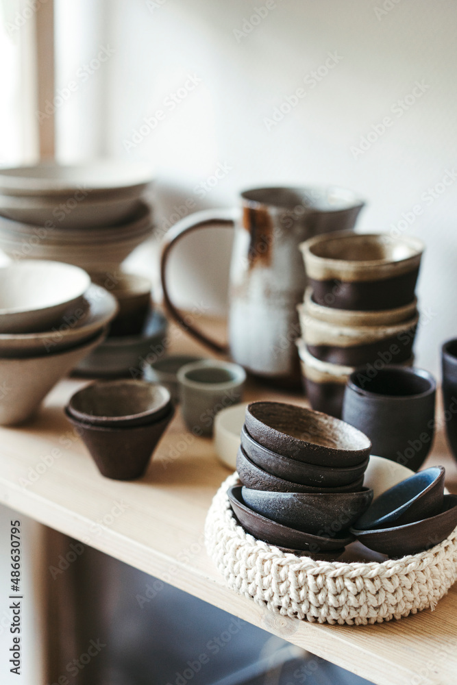 Handmade ceramics. Handmade ceramics.