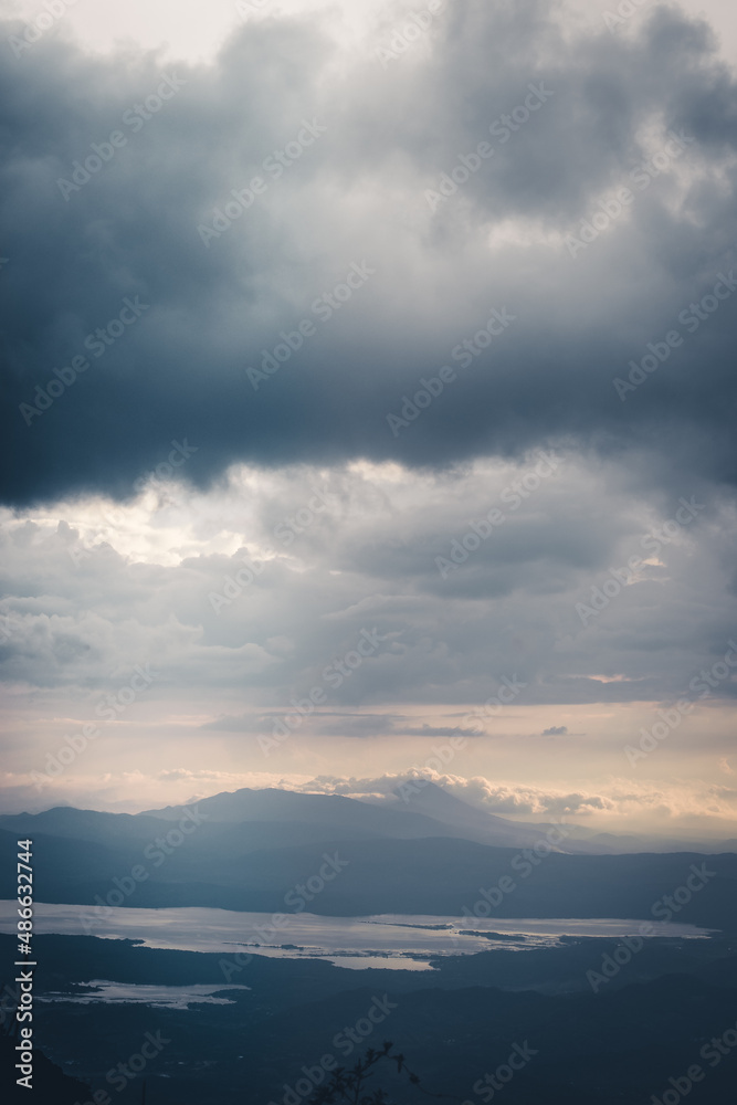 Obraz premium sunset over the sea