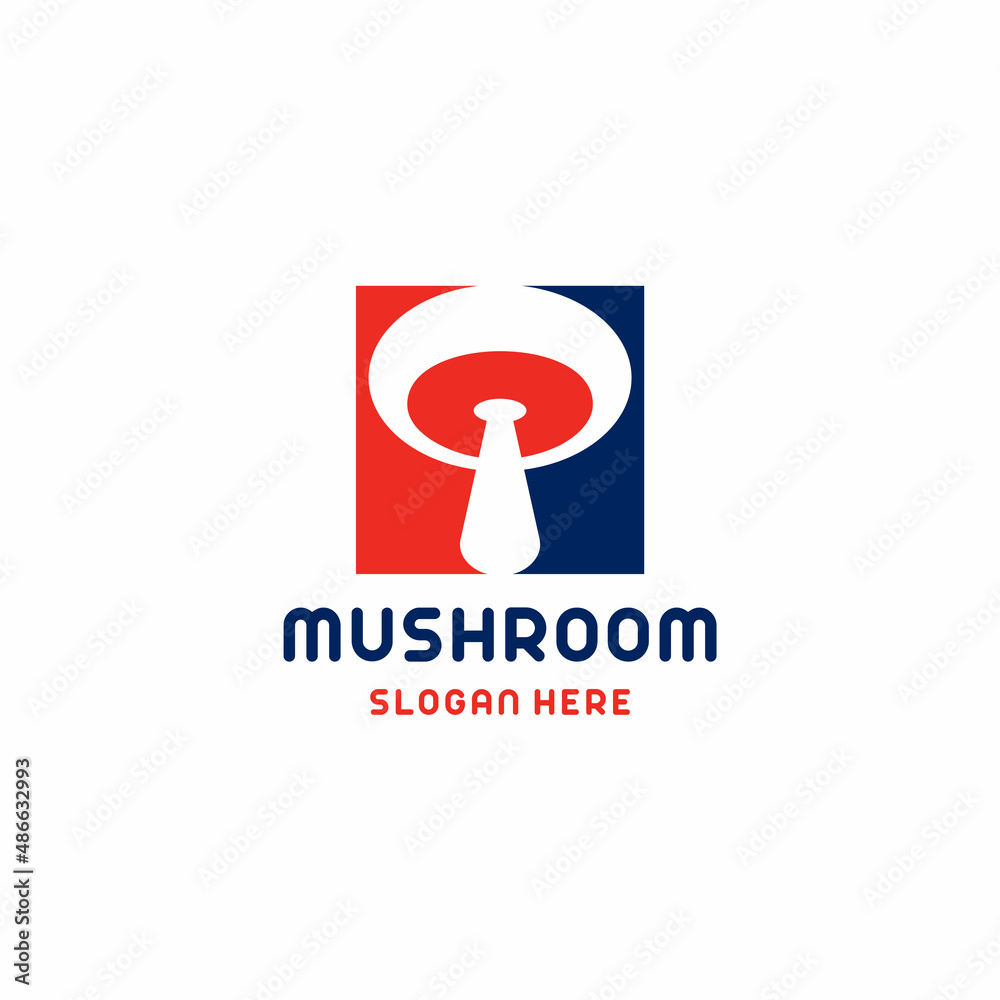 simple mushroom logo design template elements simple mushroom logo design template elements