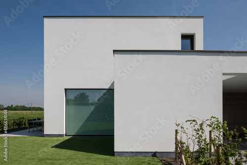facade of minimalist house photo