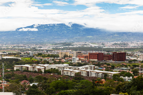 City Skyline view of Escazu in San Jose Costa Rica  photo