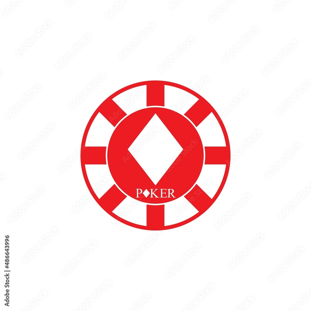 Casino chip icon poker chip vector icon logo Casino chips for poker or roulette.Vector illustration isolated on white background Casino chip icon poker chip vector icon logo Casino chips for poker or roulette.Vector illustration isolated on white background