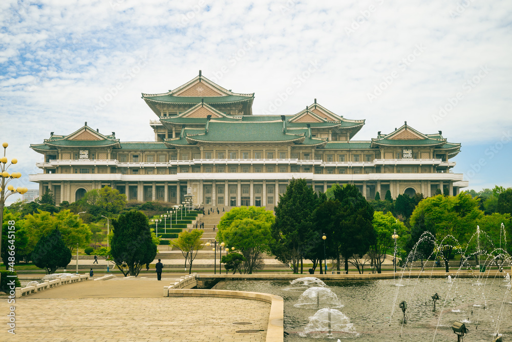 Obraz premium Grand Peoples Study House in the North Korean capital, Pyongyang