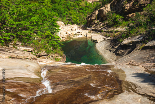 scenery of mount kumgang in Kangwon do, North Korea. photo