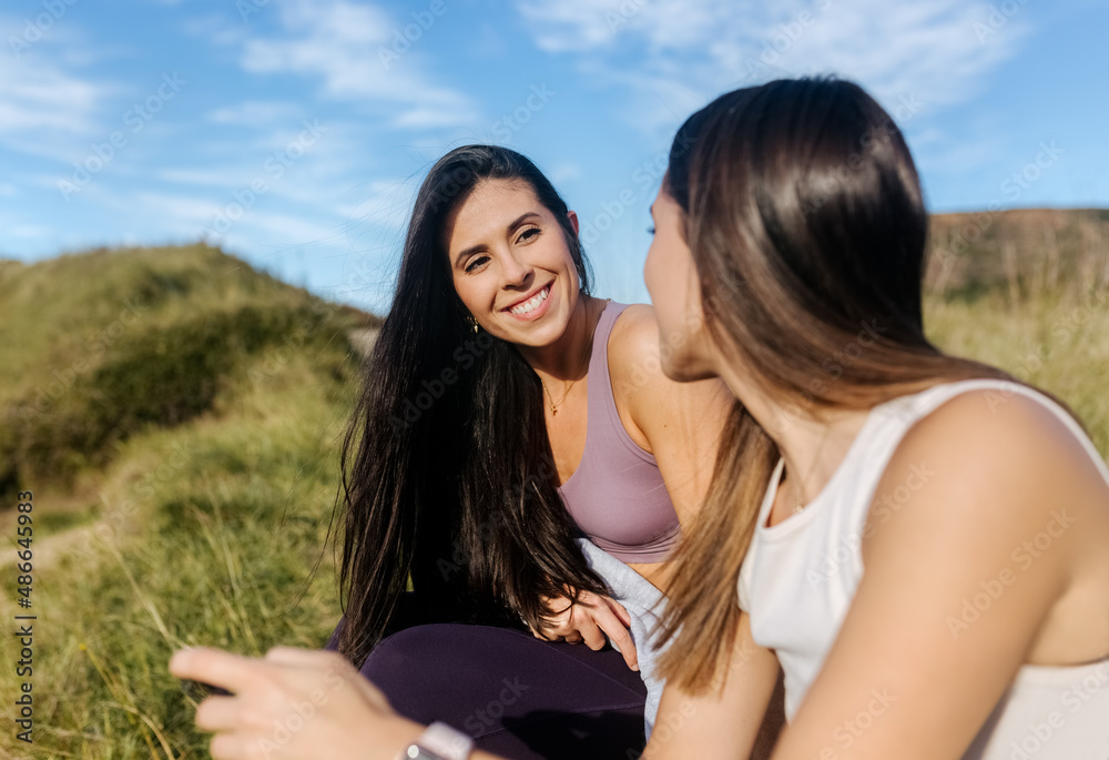 Two friends training Two friends training