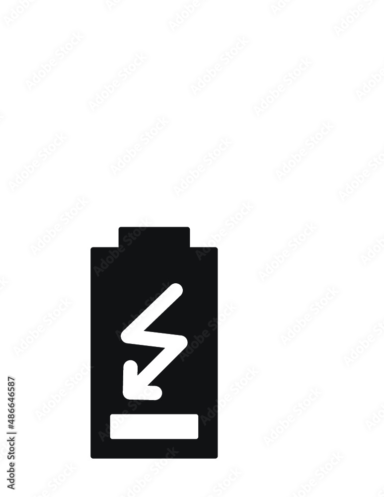 Obraz premium Power saving Glyph Icon