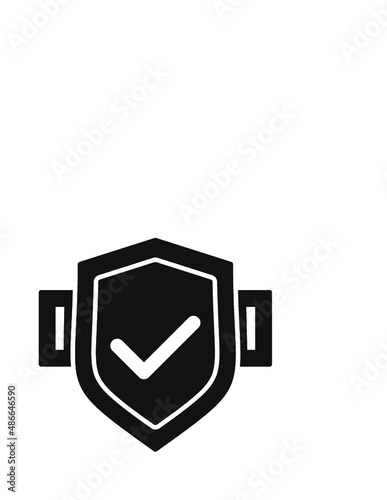 Security Glyph Icon