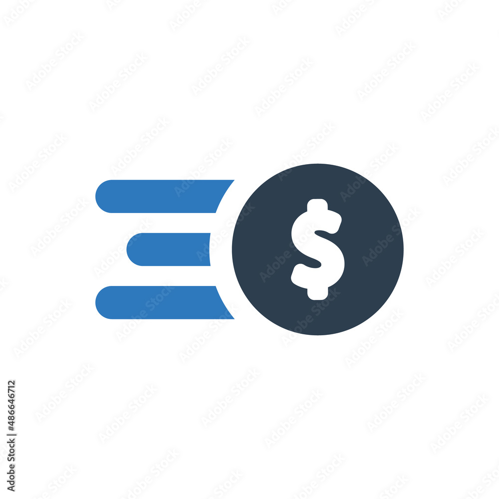 Cash fast icon Cash fast icon