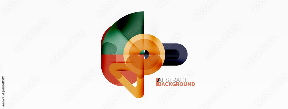 Creative geometric wallpaper. Circles, lines background. Business template for wallpaper, banner, background or landing Creative geometric wallpaper. Circles, lines background. Business template for wallpaper, banner, background or landing