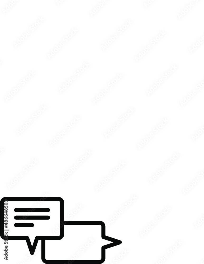 chat 47 Line Icon chat 47 Line Icon