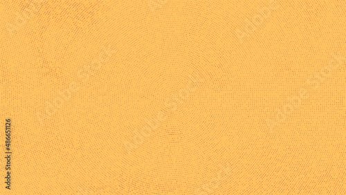 Sand Color Halftone Dotted Background. Yellow And Brown Abstract Circular Polka Dots Pattern. Digitally Generated Image. Vector Illustration, Eps 10.