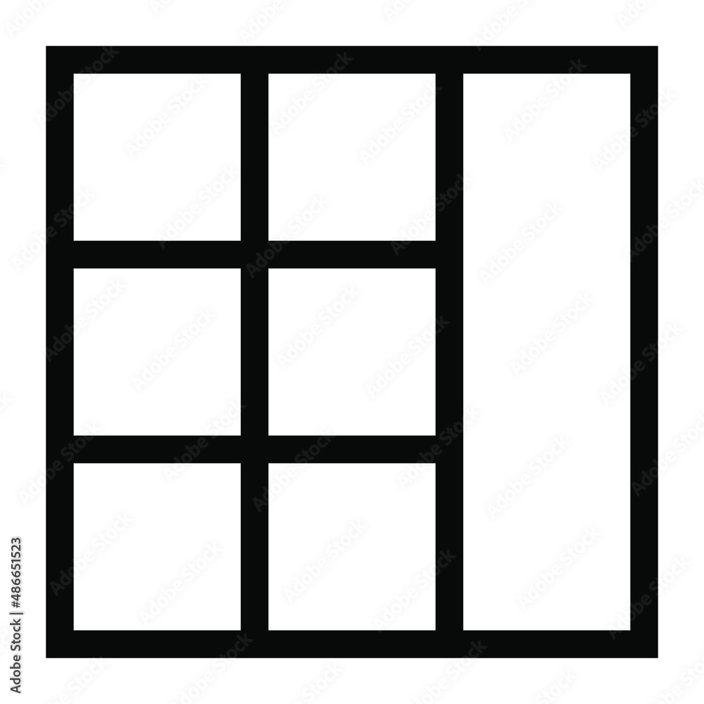 Layout 41 Line Icon Layout 41 Line Icon